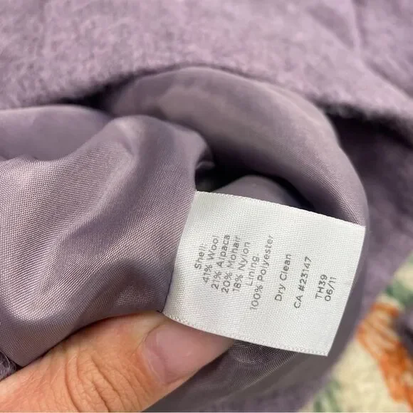 Talbots Purple Women's Blazer - Picture 8 of 9